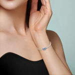 925 Sterling Silver Glowing Firefly Butterfly Charm Bead