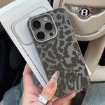 Autumn/Winter Leopard Print Phone Case For iPhone 17 Pro Cases iPhone 16 Pro Max XS XR 11 12 13 14 15 7 8 Plus 16E Soft Cover