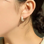 925 Sterling Silver Daisy Stud Earrings for Women