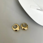 925 Sterling Silver Round Hoop Earrings for Women Vintage Style