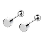 Sterling Silver Star Cube Stud Earrings for Women - Free Delivery