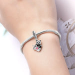 925 Sterling Silver Panda Charm Bead for Bracelet