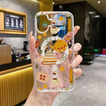 Samsung Galaxy S25 S24 S23 Ultra Magnetic Clear Case Book Tea Cup Autumn