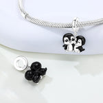 925 Sterling Silver Penguin Charm Pendant Necklace