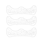 6pcs Silver Glitter Fake Freckle Tattoo Stickers for Face Makeup Waterproof Gold Temporary Tattoos for Women Holiday Music Party