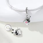 925 Sterling Silver Panda Charm Bead for Bracelet