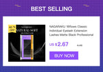 NAGARAKU Laser Beehive Eyelash Extension Longer Lasting Individual Eyelash Makeup Maquiagem Super High Quality Synthetic Mink