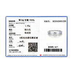MODIAN D Color Round Moissanite Rings 925 Sterling Silver Fashion Simple Ring For Women Wedding Statement Jewelry Gifts
