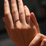 MODIAN D Color Moissanite Rings 925 Sterling Silver Classic Geometric Stackable Lab Diamond Finger Ring For Women Fine Jewelry