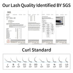 NAGARAKU Eyelashes Makeup Maquiagem Individual Eyelash 16 Rows Mix 7-15 Natural Soft Mink Lashes Maquillaje Cilios