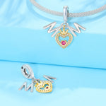 925 Sterling Silver Mum & Daughter Charm Bead - Mother's Day