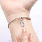 925 Sterling Silver Angel Prayer Memorial Charm Bead