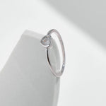 D Color VVS1 Moissanite Engagement Ring | 925 Sterling Silver Wedding Ring