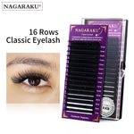 NAGARAKU Eyelash Extension Maquiage Lashes Individual Eyelash Natural Soft Lashes High Quality Synthetic Mink Makeup （old box）