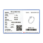 MODIAN D Color VVS1 Square Moissanite Ring 925 Sterling Silver Dazzling Wedding Band Rings For Women Fine Jewelry Gifts