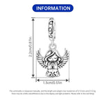 925 Sterling Silver Praying Angel Girl Charm Pendant
