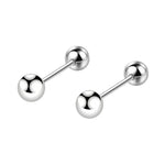 Sterling Silver Star Cube Stud Earrings for Women - Free Delivery