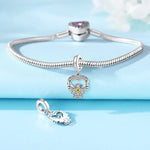 925 Sterling Silver Praying Angel Girl Charm Pendant