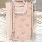 Ins Korean Sweet Pink bow Case for IPHONE 17 16 ProMax 15 14 13 12 11 PRO 16 Plus 16e 17 Air Clear TPU Phone Cover Cases