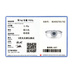 Luxury D Colour VVS1 Moissanite Engagement Ring | 925 Silver Bridal Ring