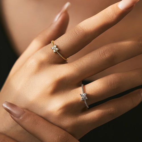 D Colour Moissanite Eternity Ring | 925 Sterling Silver