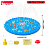 39" Sprinkler Splash Pad for Kids | Outdoor Inflatable Garden Water Play Mat