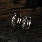 Sterling Silver Rainbow Zircon Ring Earrings for Women - Hypoallergenic