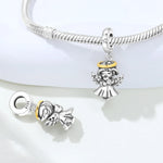 925 Sterling Silver Jesus Charm Bead for Bracelet Necklace