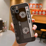Retro Radio Graphic Phone Case For Samsung Galaxy A15 A35 A55 A33 A53 A52 5G S24 S23 S22 Ultra S21 Plus FE Liquid Silicone Cover
