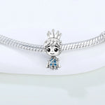 925 Sterling Silver Fairy Tale Little Prince Charm Bead