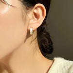 925 Sterling Silver Daisy Stud Earrings for Women
