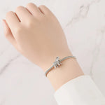 925 Sterling Silver Vintage Elephant Amulet Charm Bead