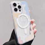 Cloud Magnetic Magsafe Case for Samsung S25 S24 S23 | Clear Shockproof Cover