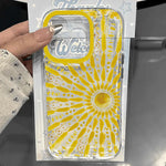 Radiant Sunshine Element Transparent Phone Case For iPhone 16 15 14 13 12 11 Pro Max XS Max XR 7 8 Plus Soft Clear Cover Funda