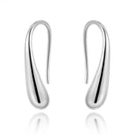 Sterling Silver Water Drop Earrings for Women - Wedding