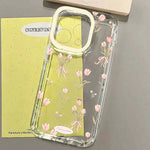 Transparent Tulips Flower Phone Case For Samsung Galaxy S25 S24 S23 Ultra S22 Plus S21 FE Note 20 A36 A56 A54 A35 A55 A53 Cover