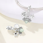 925 Sterling Silver Mother and Child Embrace Charm Bead