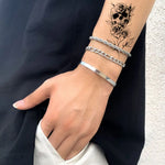 30 Sheets Small Fake Tattoos for Men Women Waterproof Spider Skull Snake Animal Temporary Tattoos for Hand Arm Body Decor