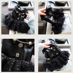 Dashing Sequin Dresses for Small Dogs Cats Autumn Winter Pet Clothes Chihuahua Yorkshire Female Puppy Clothing Outfits