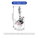 925 Sterling Silver Panda Charm Bead for Bracelet