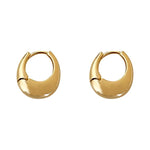 925 Sterling Silver Round Hoop Earrings for Women Vintage Style