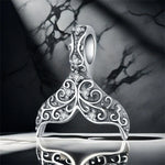 925 Sterling Silver Fish Tail Charm Bead for Bracelet
