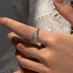 D Colour VVS1 Moissanite Engagement Ring | 925 Sterling Silver Wedding Ring