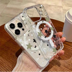 Plaid Five-Pointed Star Creative Pattern Magnetic Phone Case For iPhone 17 Pro 16 15 14 13 12 11 Pro Max 7 8 Plus 16E Air Cover