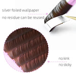 NAGARAKU Dark Brown Lash Extension Maquillaje Makeup Individual High Quality Soft Natural Synthetic Mink 16 Lines（old box）