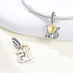 925 Sterling Silver Milestone Birthday Anniversary Charm Bead