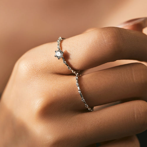D Colour Certified Moissanite Eternity Ring | 925 Sterling Silver