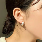 925 Sterling Silver Daisy Stud Earrings for Women