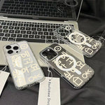 Ins Korea Cute Words Phone Case For iPhone 16 16E 15 14 13 12 11 17 Air Pro Max XS Max 16 Plus Wireless Charge Transparent Cover