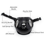 Pet Dog Riding Helmet with Ear Holes Puppy Outdoor Supplies Accessories Adjustable Motorcycle Helmets Protective Goggles Set